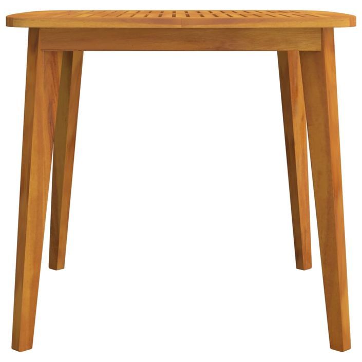 Table de jardin 85x85x75 cm Bois d'acacia solide - Photo n°4