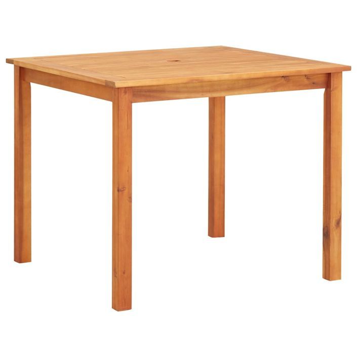 Table de jardin 88x88x74 cm Bois d'acacia massif - Photo n°1