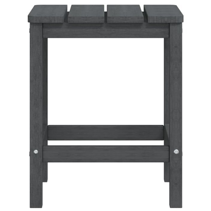 Table de jardin Adirondack Anthracite 38x38x46 cm PEHD - Photo n°5