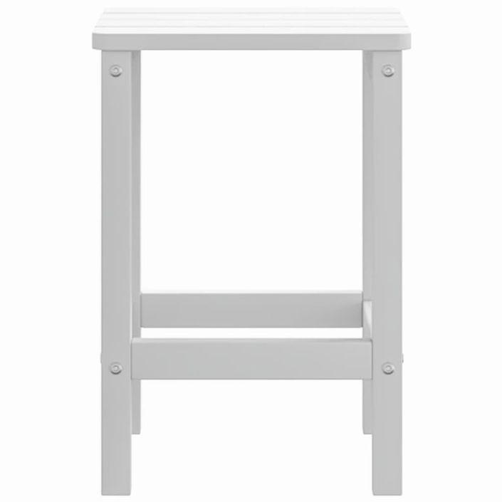 Table de jardin Adirondack Blanc 38x38x46 cm PEHD - Photo n°4