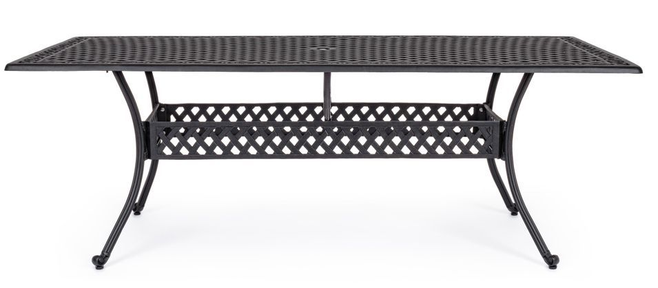 Table de jardin aluminium moulée anthracite Kofiam 213 cm - Photo n°2