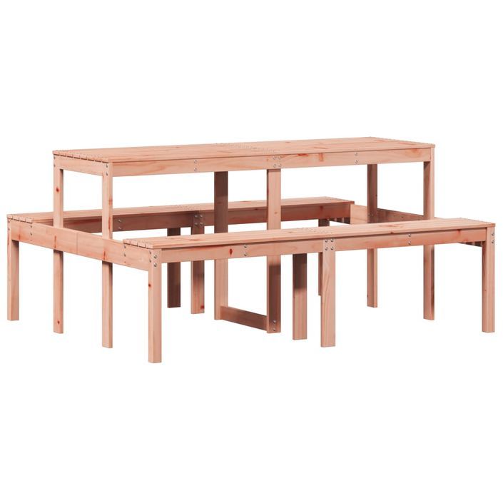 Table de pique-nique 160x134x75 cm bois massif de douglas - Photo n°1