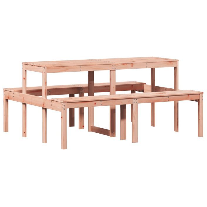 Table de pique-nique 160x134x75 cm bois massif de douglas - Photo n°6