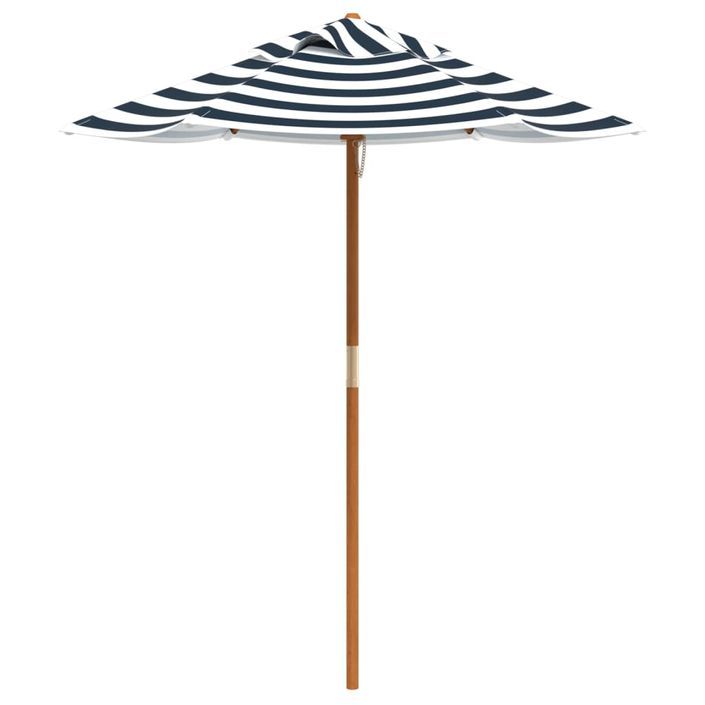 Table de pique-nique pour 6 enfants avec parasol hexagone sapin - Photo n°7