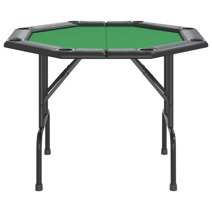 Table de poker pliable 8 joueurs Vert 108x108x75 cm - Photo n°3