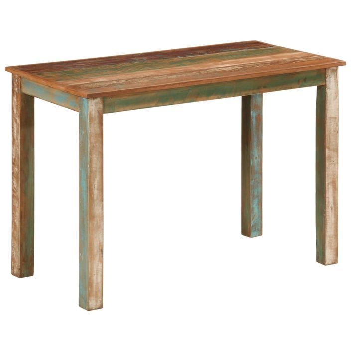 Table de salle à manger 110x55x76cm Bois massif de récupération - Photo n°4