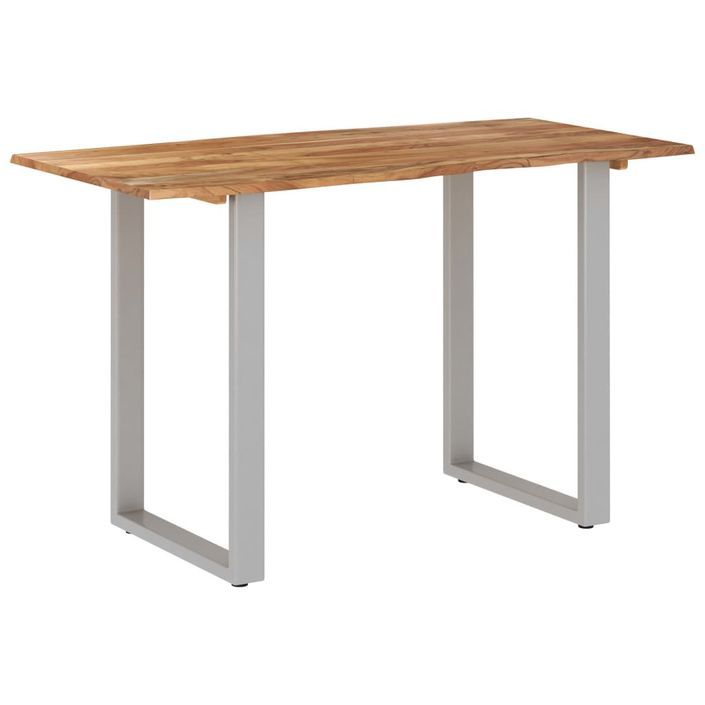 Table de salle à manger 118x58x76 cm Bois d'acacia solide - Photo n°8