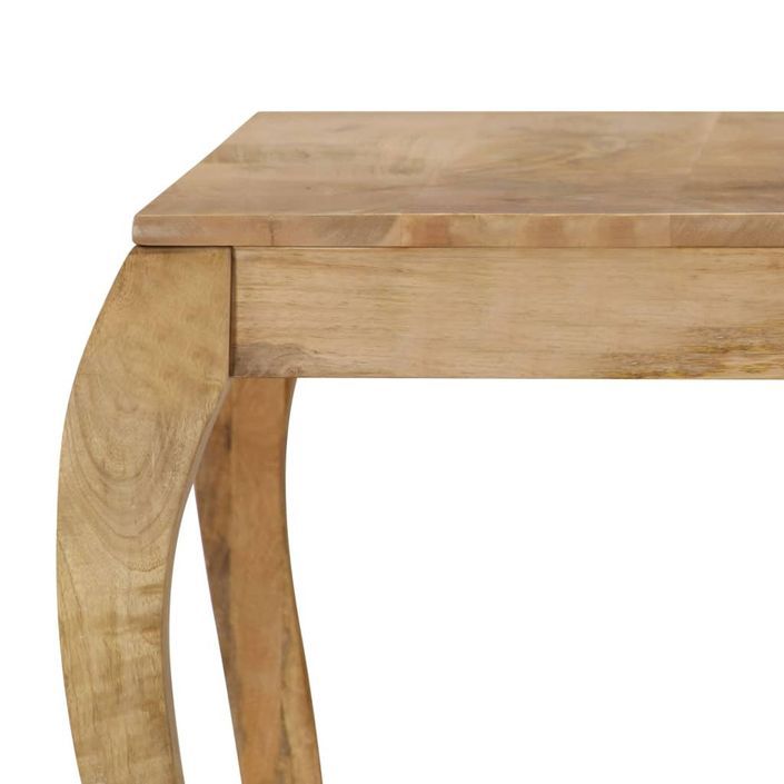 Table de salle à manger 118x60x76 cm Bois de manguier massif - Photo n°5