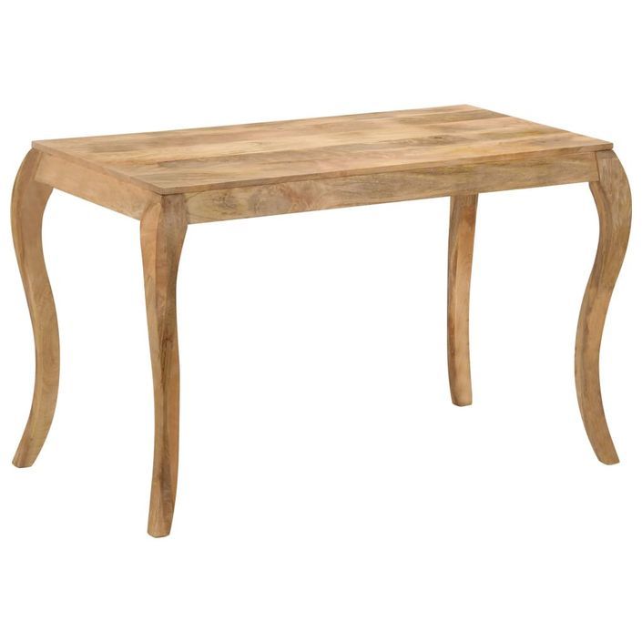 Table de salle à manger 118x60x76 cm Bois de manguier massif - Photo n°9