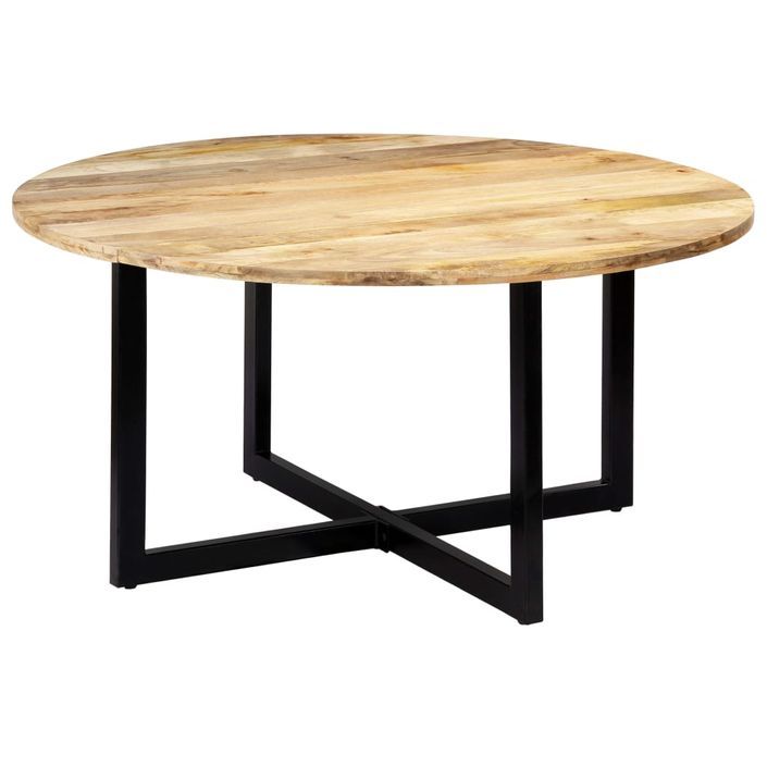 Table de salle à manger 150x73 cm Bois de manguier solide - Photo n°1