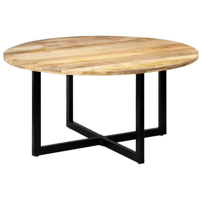 Table de salle à manger 150x73 cm Bois de manguier solide - Photo n°11