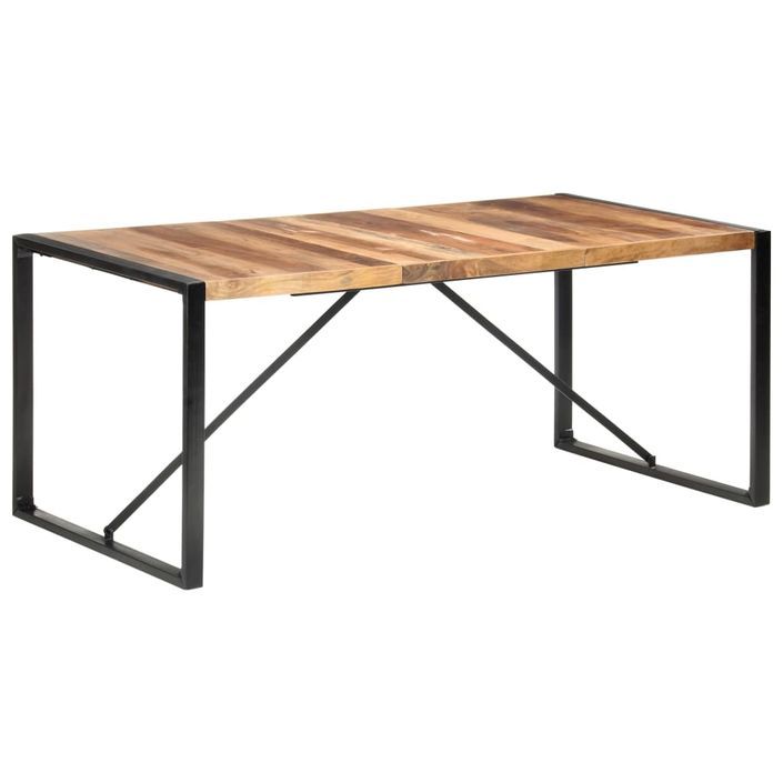 Table de salle à manger 180x90x75 cm Bois solide - Photo n°8