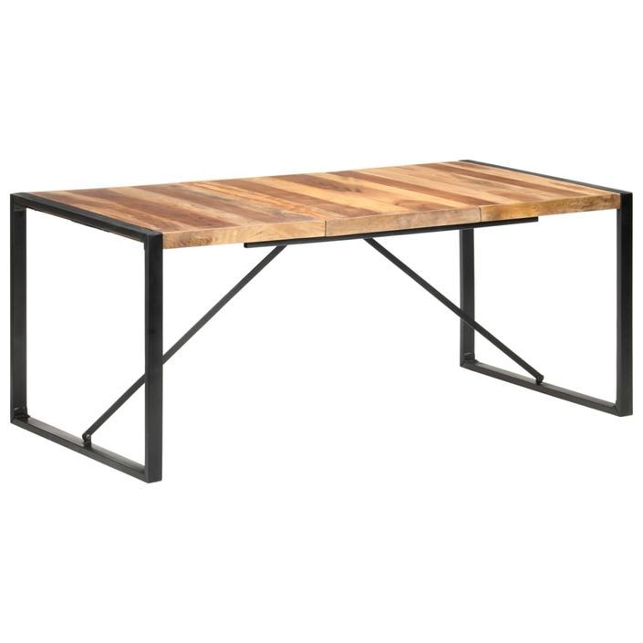 Table de salle à manger 180x90x75 cm Bois solide - Photo n°9