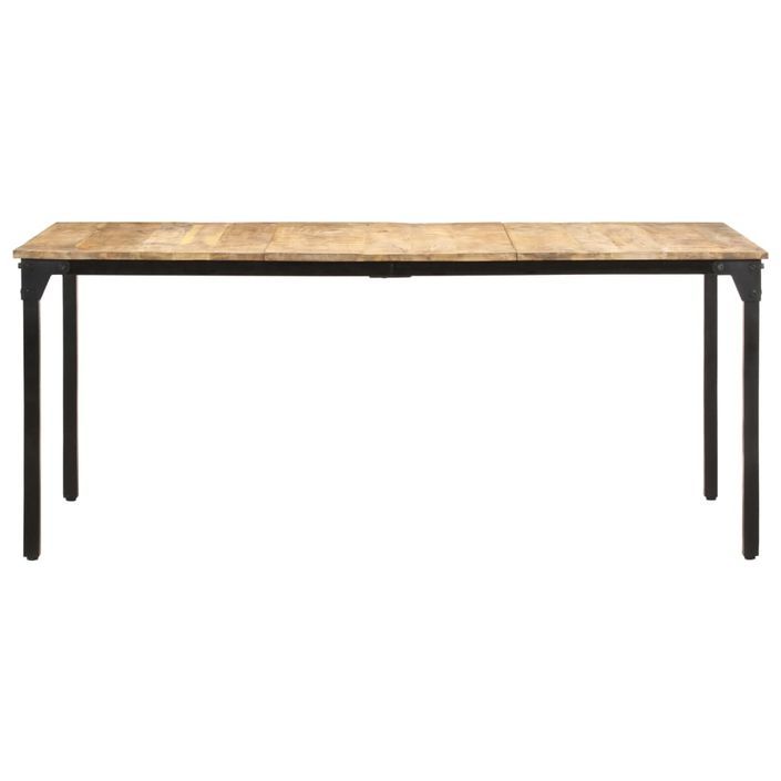 Table de salle à manger 180x90x76 cm Bois de manguier Kizzo 180 - Photo n°2