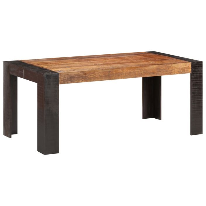 Table de salle à manger 180x90x76 cm Bois de manguier massif 6 - Photo n°9