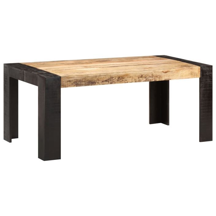 Table de salle à manger 180x90x76 cm Bois de manguier massif 5 - Photo n°7