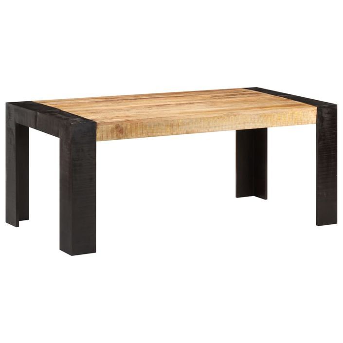 Table de salle à manger 180x90x76 cm Bois de manguier massif 5 - Photo n°10