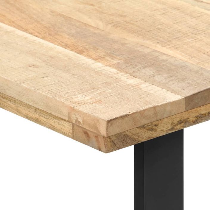 Table de salle à manger 180x90x76 cm Bois de manguier massif - Photo n°5