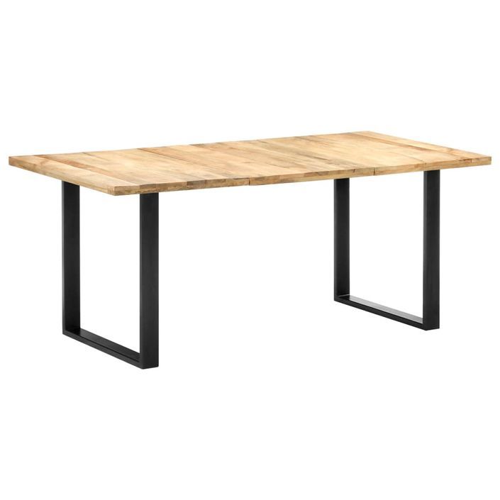 Table de salle à manger 180x90x76 cm Bois de manguier massif - Photo n°8