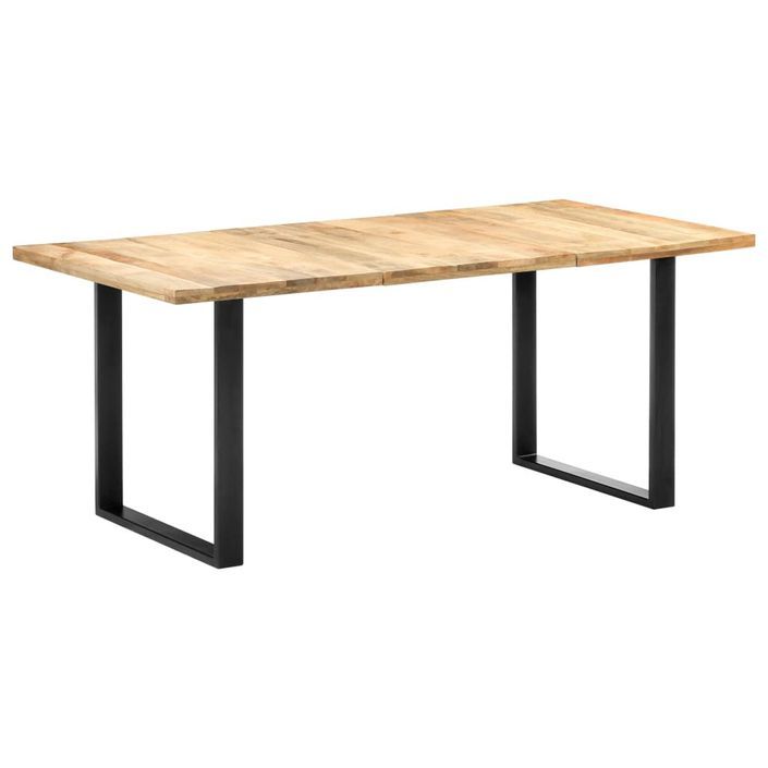 Table de salle à manger 180x90x76 cm Bois de manguier massif - Photo n°10