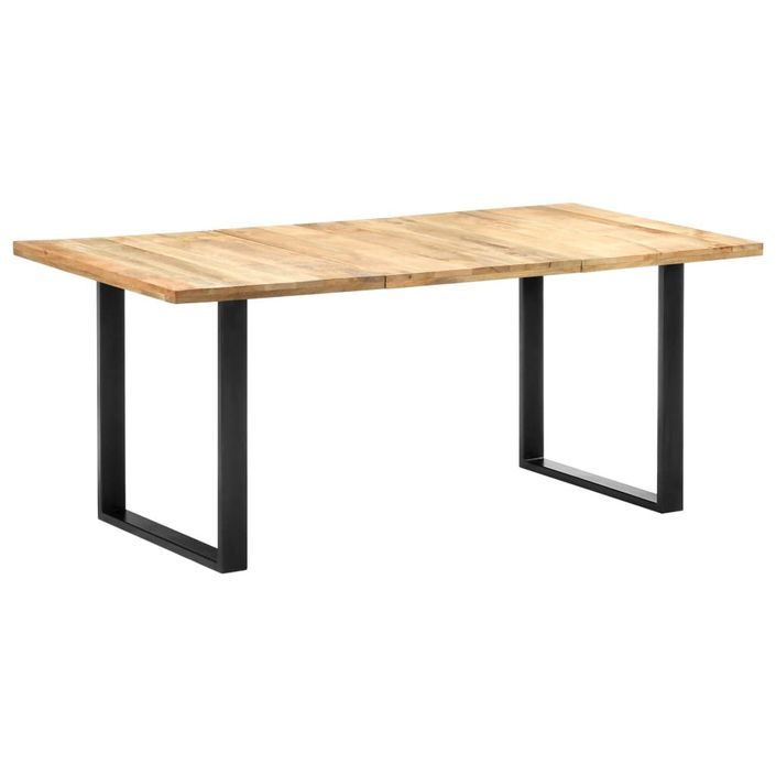 Table de salle à manger 180x90x76 cm Bois de manguier massif - Photo n°11