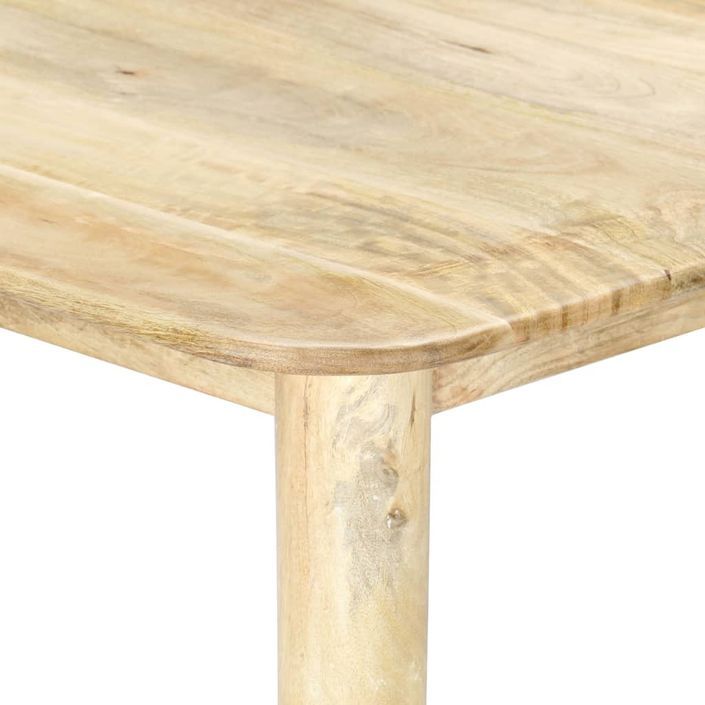 Table de salle à manger 180x90x76 cm Bois de manguier massif 2 - Photo n°6