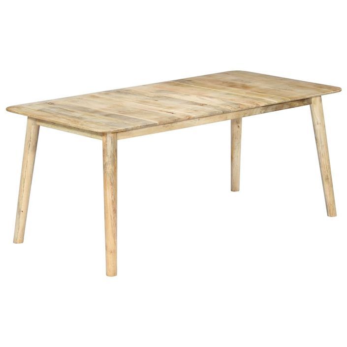 Table de salle à manger 180x90x76 cm Bois de manguier massif 2 - Photo n°8