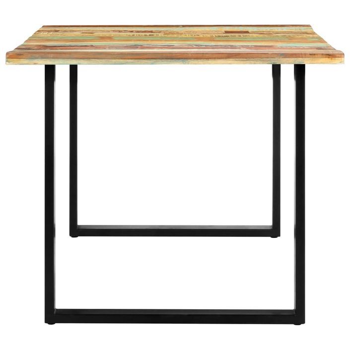 Table de salle à manger 180x90x76cm Bois de récupération solide 3 - Photo n°4