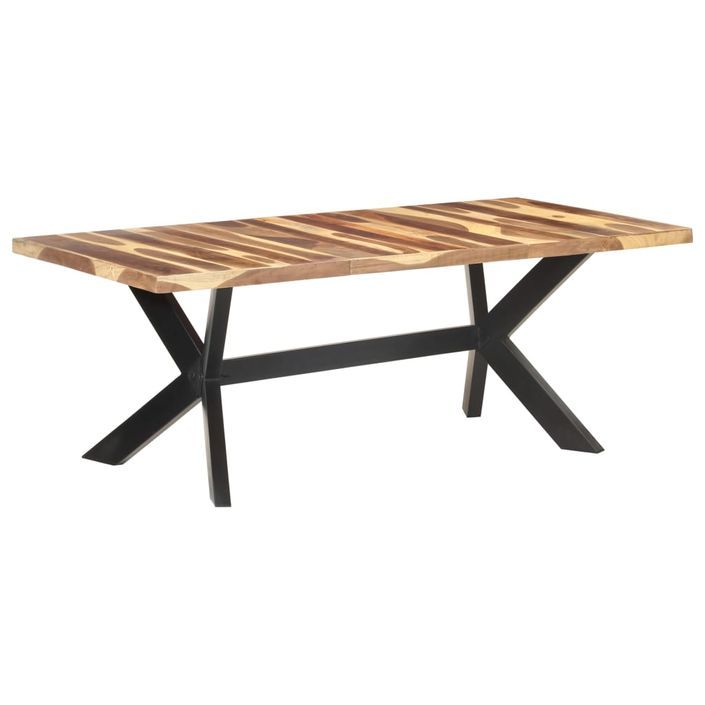 Table de salle à manger 200x100x75 cm Bois solide - Photo n°11