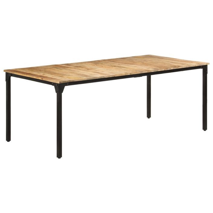 Table de salle à manger 200x100x76 cm Bois de manguier solide - Photo n°11