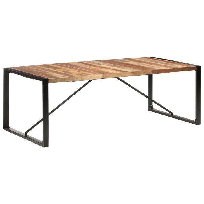 Table de salle à manger 220x100x75 cm Bois solide - Photo n°1