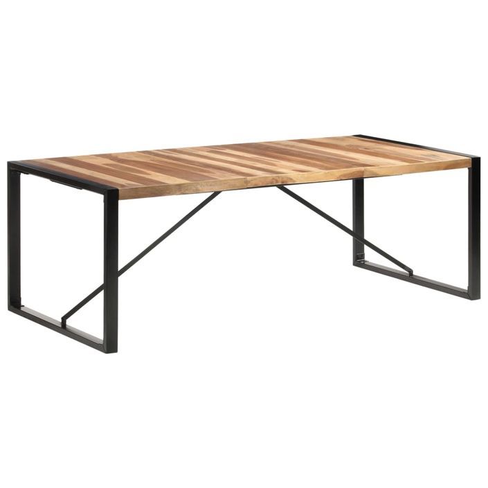 Table de salle à manger 220x100x75 cm Bois solide - Photo n°9