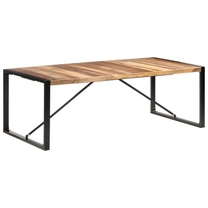 Table de salle à manger 220x100x75 cm Bois solide - Photo n°10