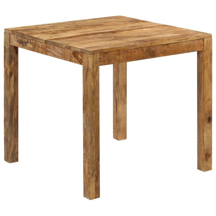 Table de salle à manger Bois de manguier massif 82x80x76 cm - Photo n°1