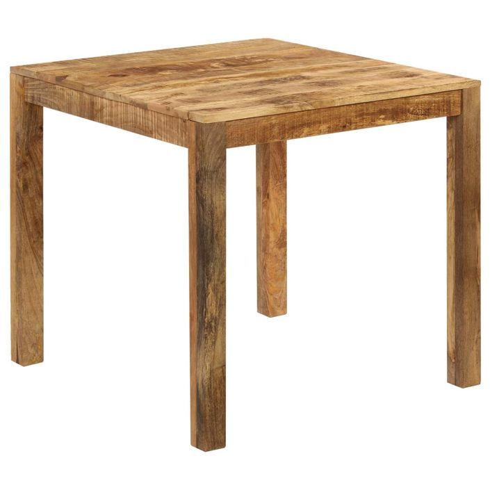 Table de salle à manger Bois de manguier massif 82x80x76 cm - Photo n°9