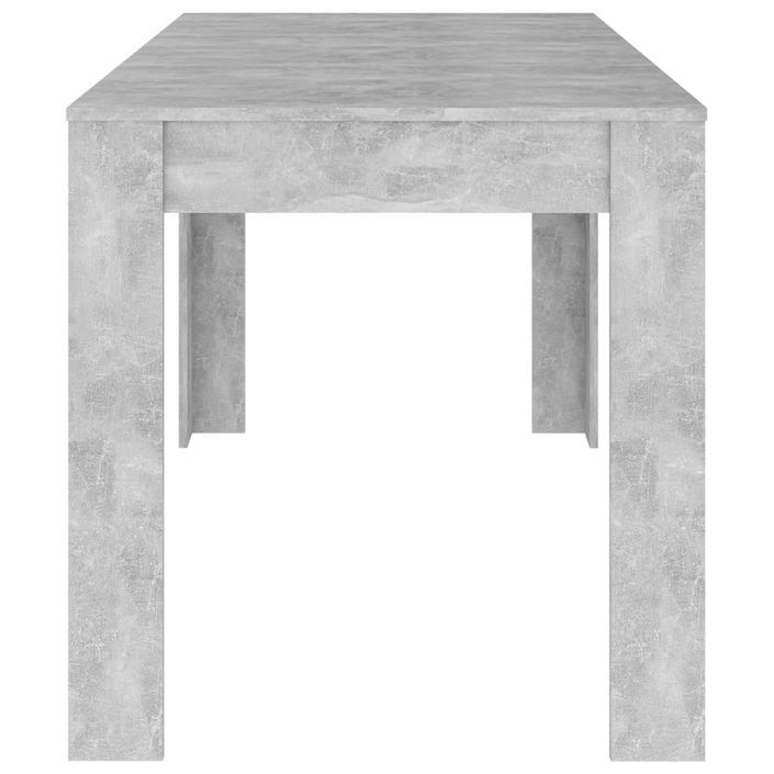 Table de salle à manger Gris béton 140x74,5x76 cm - Photo n°4