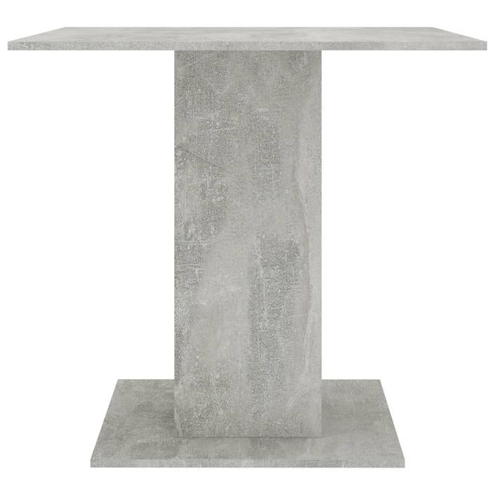 Table de salle à manger Gris béton 80 x 80 x 75 cm - Photo n°5