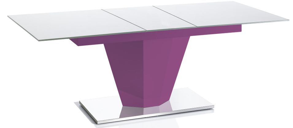 Table design à rallonge Fuchsia Robia 160-200 cm - Photo n°1