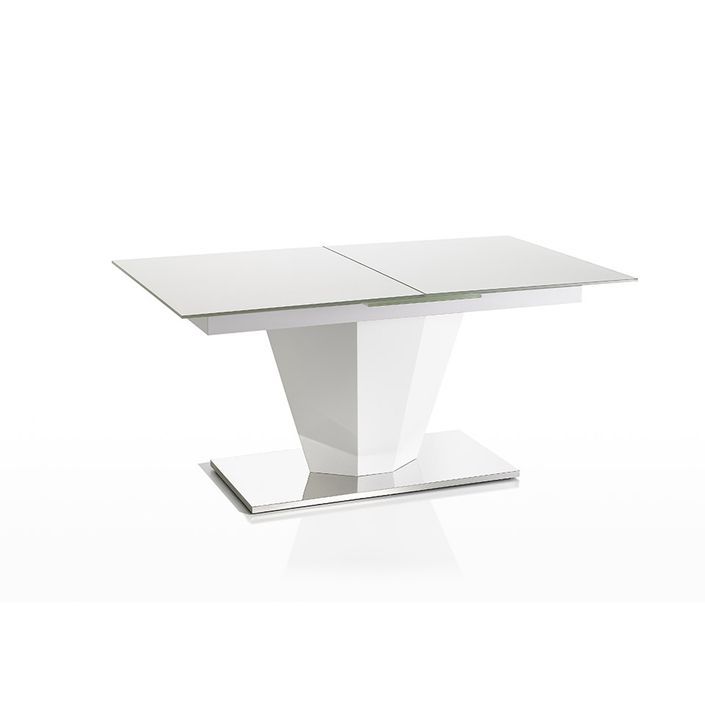 Table design à rallonge Noir Robia 160-200 cm - Photo n°2