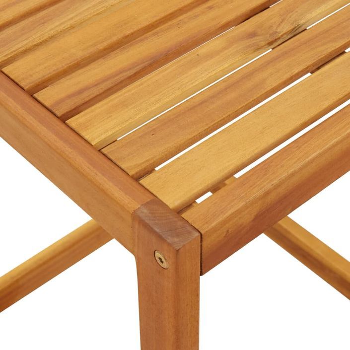 Table en forme de C 42x40x50 cm bois massif d'acacia - Photo n°8