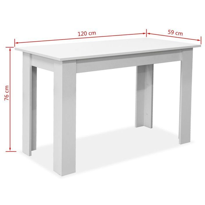 Table et 2 banc bois blanc Kazane - Photo n°3