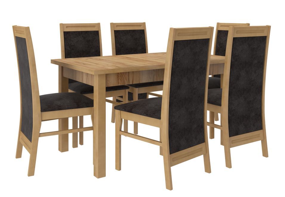 Table extensible 140/180 cm en bois de hêtre Komba - Photo n°2