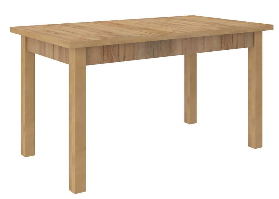 Table extensible 140/180 cm en bois de hêtre Mouka - Photo n°1