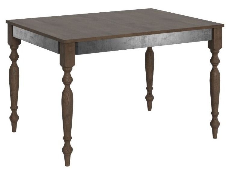 Table extensible 6 à 10 places L 120 à 224 cm bois noyer Romencia - Photo n°1