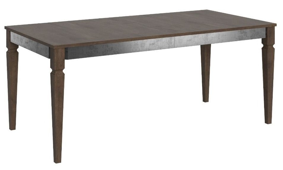 Table extensible 6 à 12 places L 160 à 264 cm bois noyer Imperiale - Photo n°1