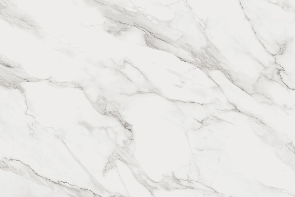 Table extensible effet marbre blanc calacatta 120 à 170 cm Itania - Photo n°7