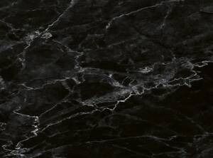 Table extensible effet marbre noir bilba 120 à 170 cm Itania - Photo n°5