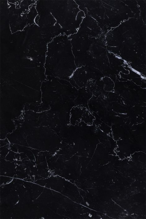 Table haute de bar ronde marbre noir et pieds rond acier noir Kooky 60 cm - Photo n°4