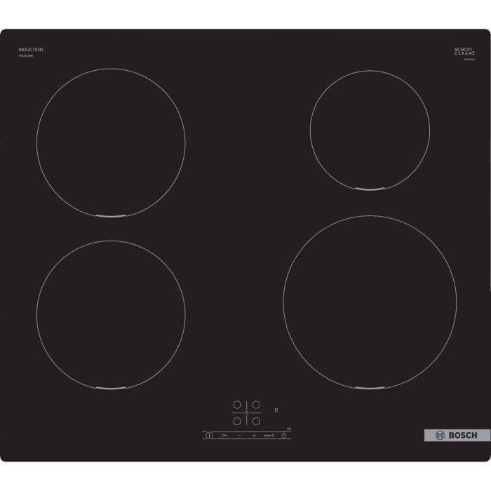 Table induction BOSCH - 4 foyers - L: 592 mm x P: 522 mm - PUE611BB5E - Photo n°3