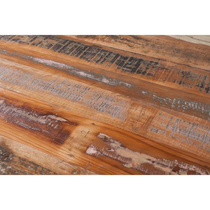 Table manguier massif et pieds métal noir Loren 180 cm - Photo n°4